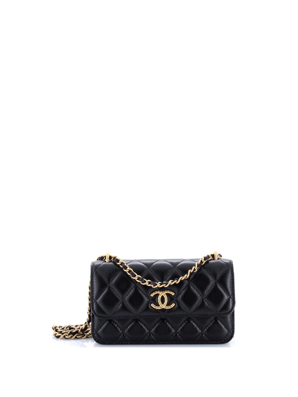 Chanel Cc Flap Phone Holder With Chain #371229C37B